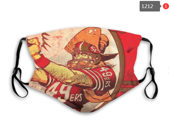 NFL San Francisco 49ers #5 Dust mask with filter